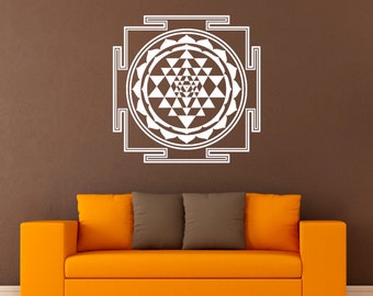 Wall Sticker Sri Yantra - Wall Decal