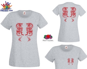 Dragon - Fruit of the Loom ® T-Shirt "Lady Fit Value Weight T" in different colors!