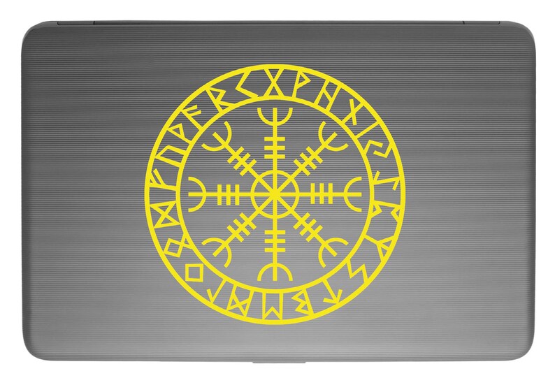 Wall Sticker Helm of Awe - Wall Decal - Norse Protection Symbol ...