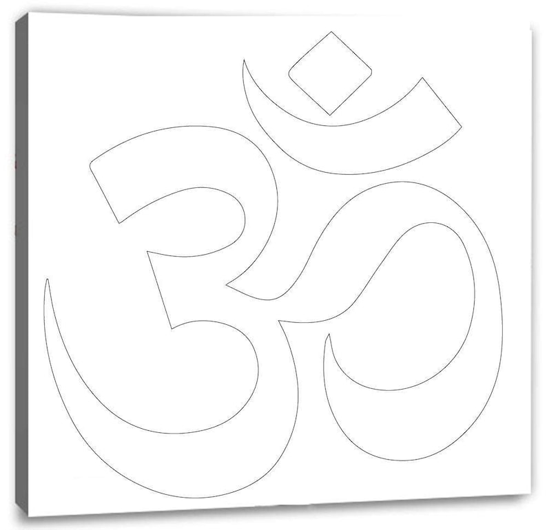 OM Art Maltherapie Malvorlage auf Keilrahmen Etsy OM Art Maltherapie Malvorlage auf Keilrahmen Etsy