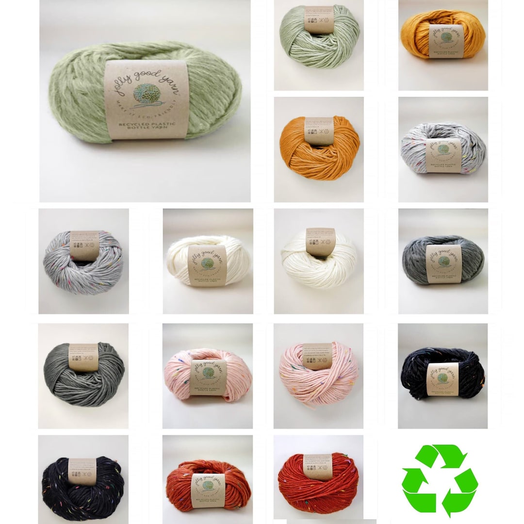 Soft Recycled Plastic Bottle Yarn 100g Etsy