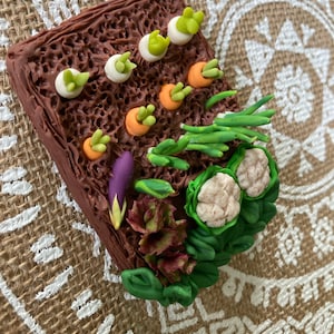 Feengarten Miniaturgarten Mini Beetbesteck Gemüsebeet Aufnäher Gemüsebeet Miniaturgärtchen Miniaturgarten Feengarten Feengarten Miniatur Miniaturbeetbeet