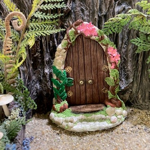 Ivy fairy door, free standing fairy door, miniature fairy garden door, mini garden, fairy door, fairy, fairies, gnome,  polymer clay, tooth
