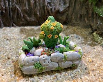 Miniature fairy garden, miniature fairy garden hand made