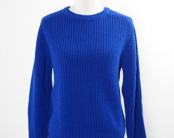 royal blue pullover sweater