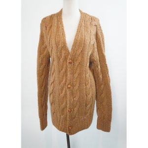 Long camel colored cardigan clearance