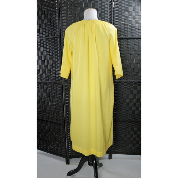 Vintage Models Coat Robe, Yellow with Cherry Appl… - image 5