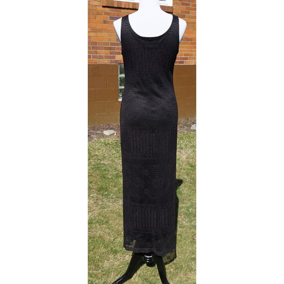 lacy black dress