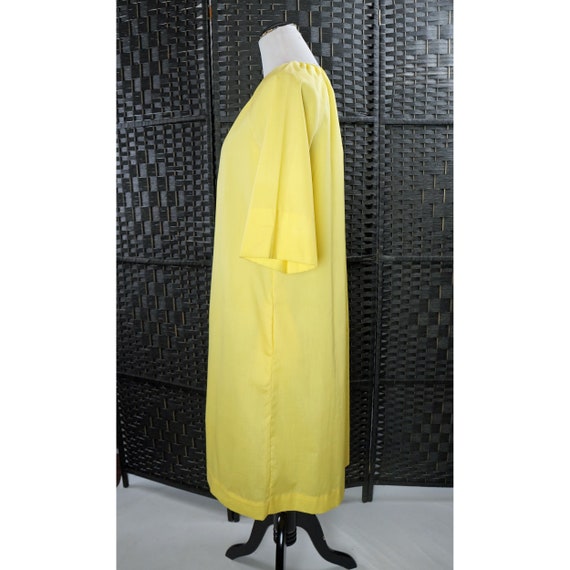 Vintage Models Coat Robe, Yellow with Cherry Appl… - image 4