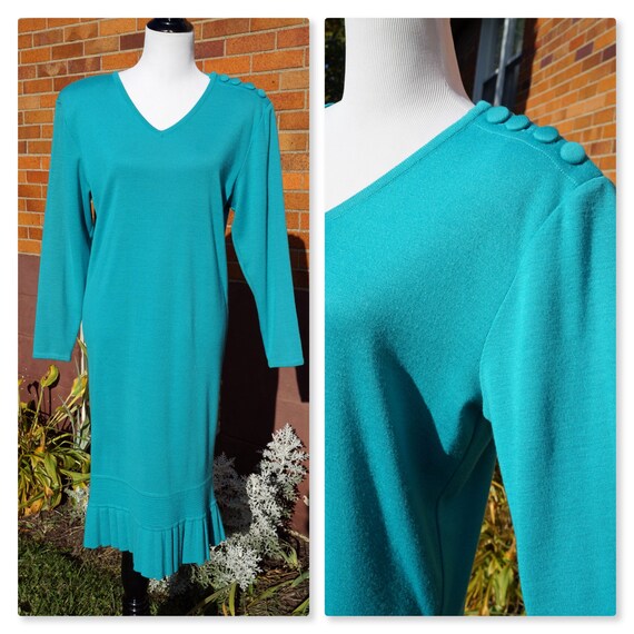 Aqua sweater dress sale