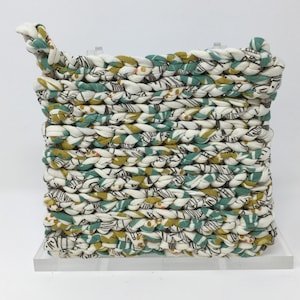 Handmade Recycled Jersey Cotton Crochet Potholder