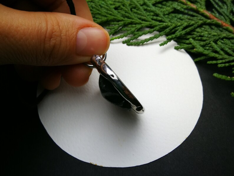 dark green jade nephrite necklace mens jade necklace green jewelry for men Valentines gifts for him green crystal pendant hunter gifts