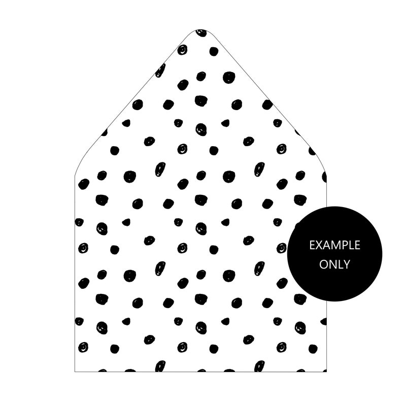 A7 Euro Flap Envelope Liner Template A7 Euro Flap Envelope Liner Template