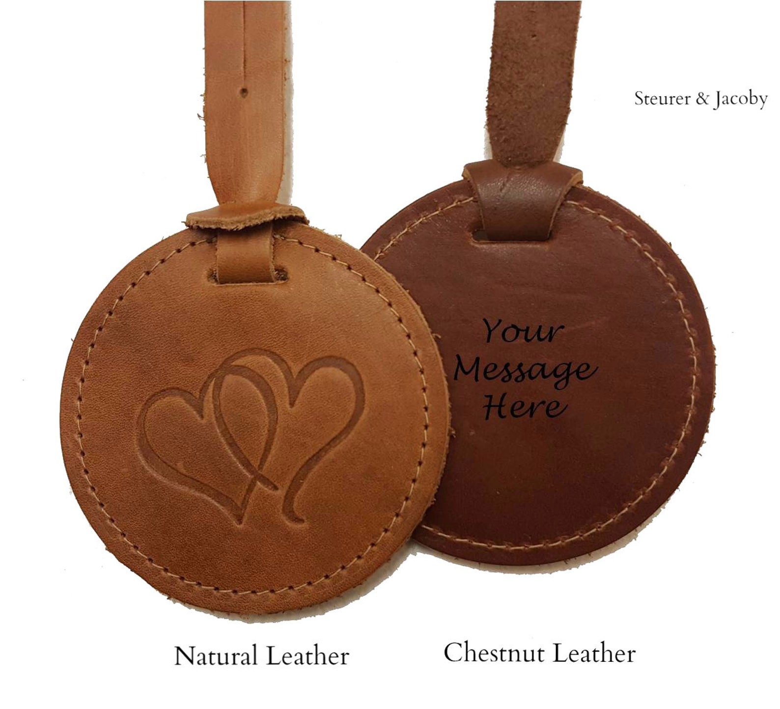 Leather Bag Tag Leather Gifts Bag Tag Personalized Gifts Etsy
