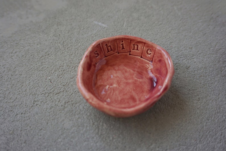 ring holder Jewelry bowl custom small bowls bridesmaid gift tiny ring dish maroon ceramics boho clay dishes spice plate spice plate