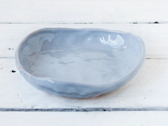 set of 2 hygge small plate pottery matte ceramic Jewelry dish brown ring holder farmhouse nordic provence earthy imperfect unique gift