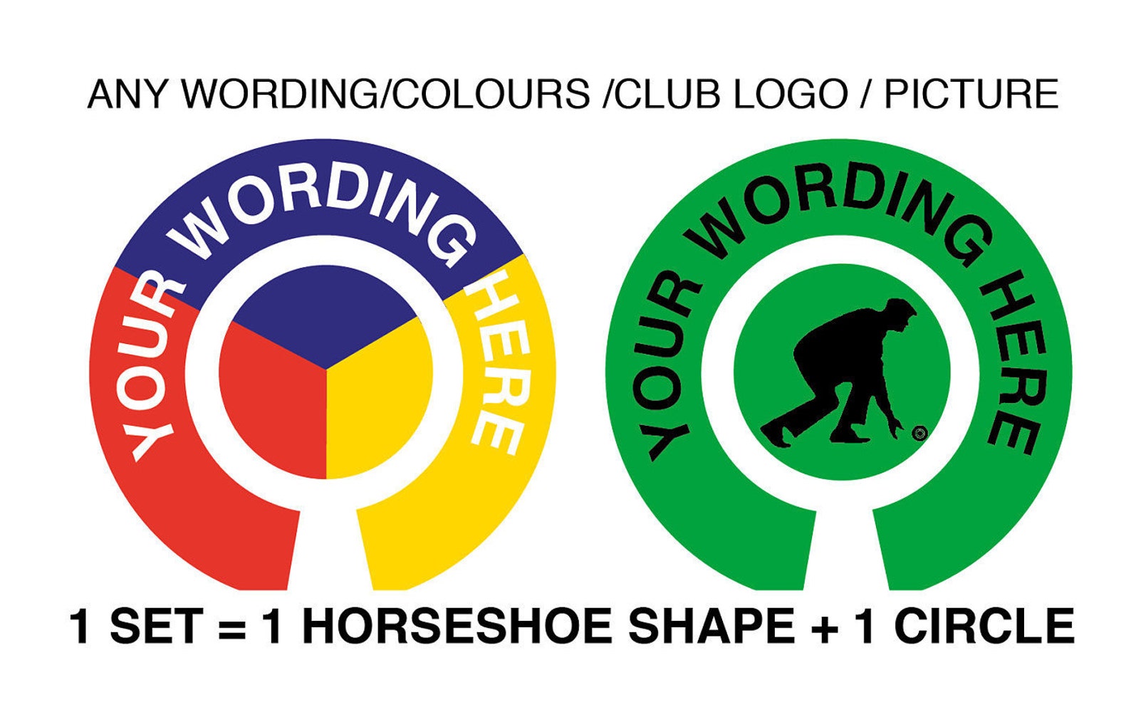 Bowls Stickers Fully Personalised With Any Words or Artwork Etsy UK