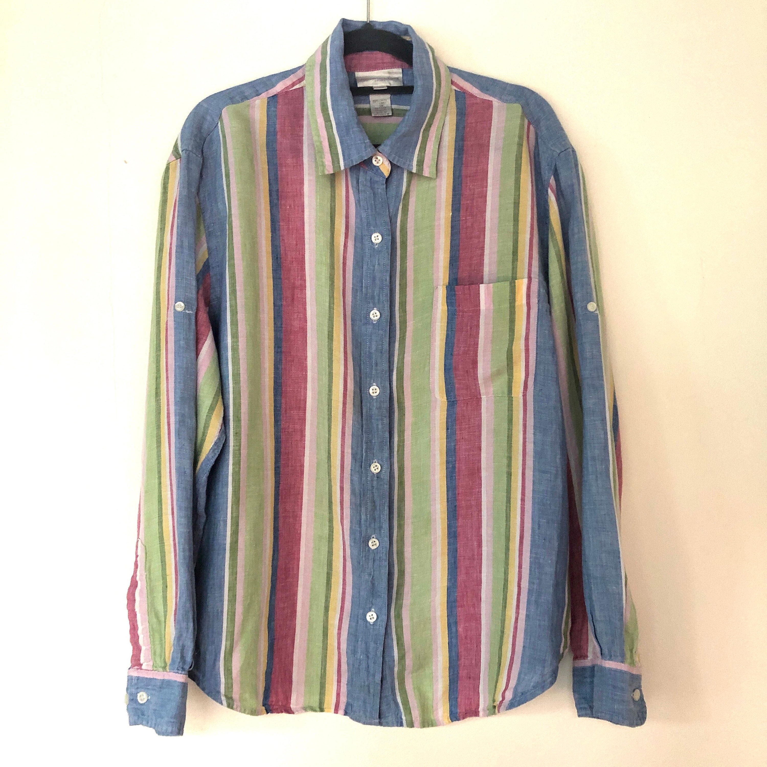 Jones New York Sport Linen Blouse Women 