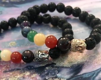 Natural Gemstone Chakra Bracelets