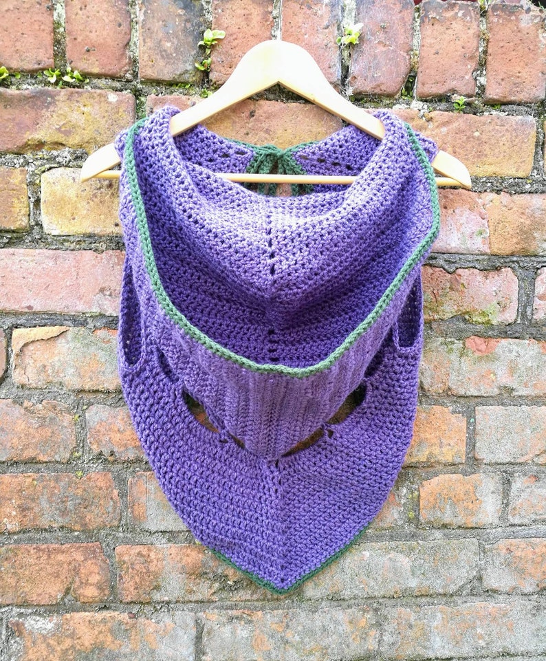 Crocheted hooded cropped festival bolero jacket