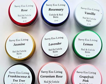 Botanical Cuticle & Herbal Nail Balm: Nettle, Calendula, Chamomile Infused -1/2 oz tins
