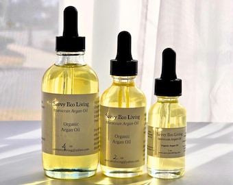 Argan Oil Pure Moroccan Liquid Gold : Glass Dropper Bottle
