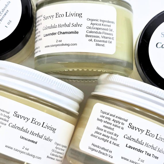 Organic Calendula Salve: Natural Skin Moisturizer