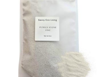 Fine Pumice Stone Granules for Body Scrubs, Exfoliant Powder 2oz