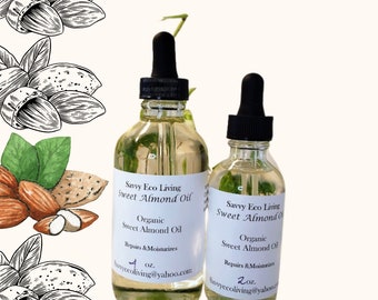 Sweet Almond Oil Organic - Sweet Almond Oil Cold Pressed