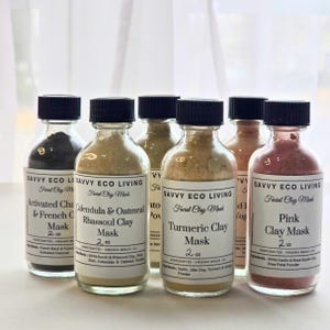 All Natural Clay Face Mask: Turmeric, Pink Clay & Oatmeal