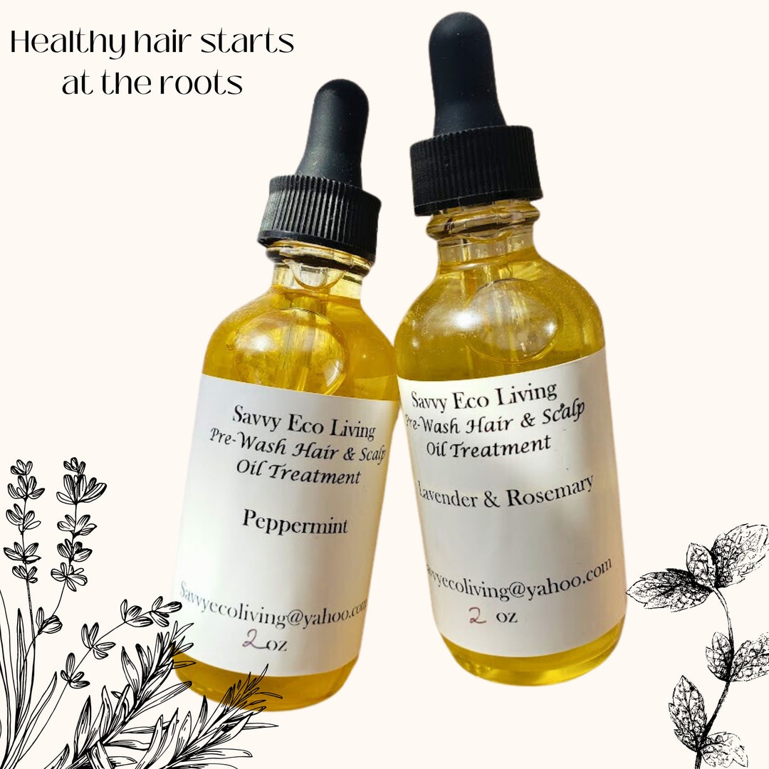 Prewash Hair and Scalp Oil Treatment. Hair Growth Oil , Pre Poo Scalp