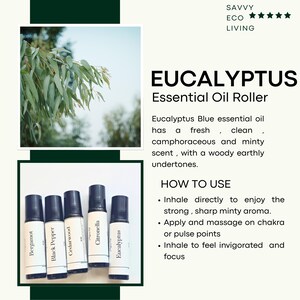 Headache Ease Aromatherapy: Essential Oil Roll-On, Nasal Inhaler, Balm Bild 10