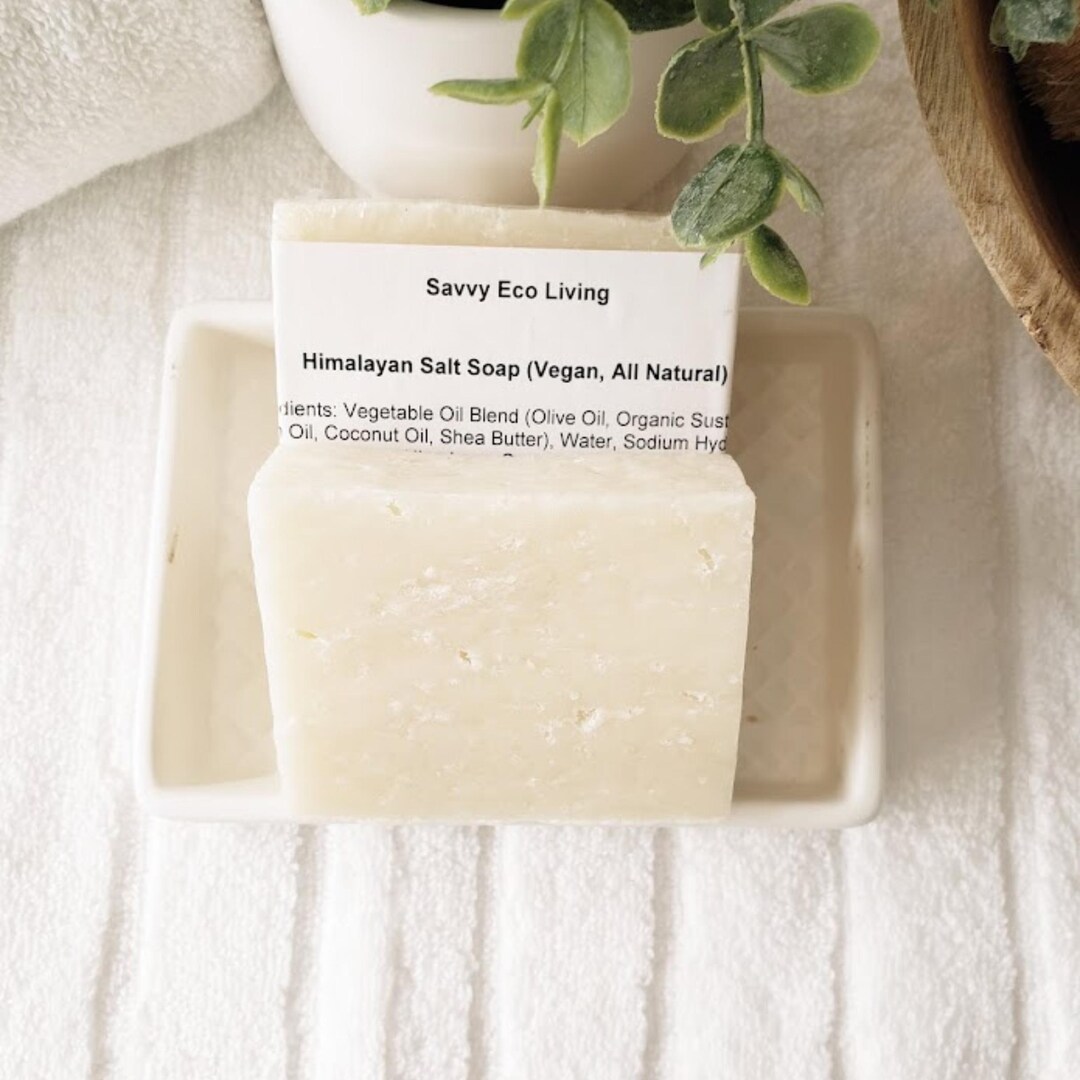 Himalayan Salt Soap Bar : Handcrafted , Cold Pressed , Unscented - Etsy