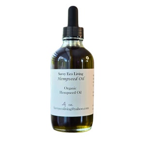 Hemp seed Oil  Organic - Oil For Soap And Skincare, Glass Bottles . Plant Based Carrier Oil