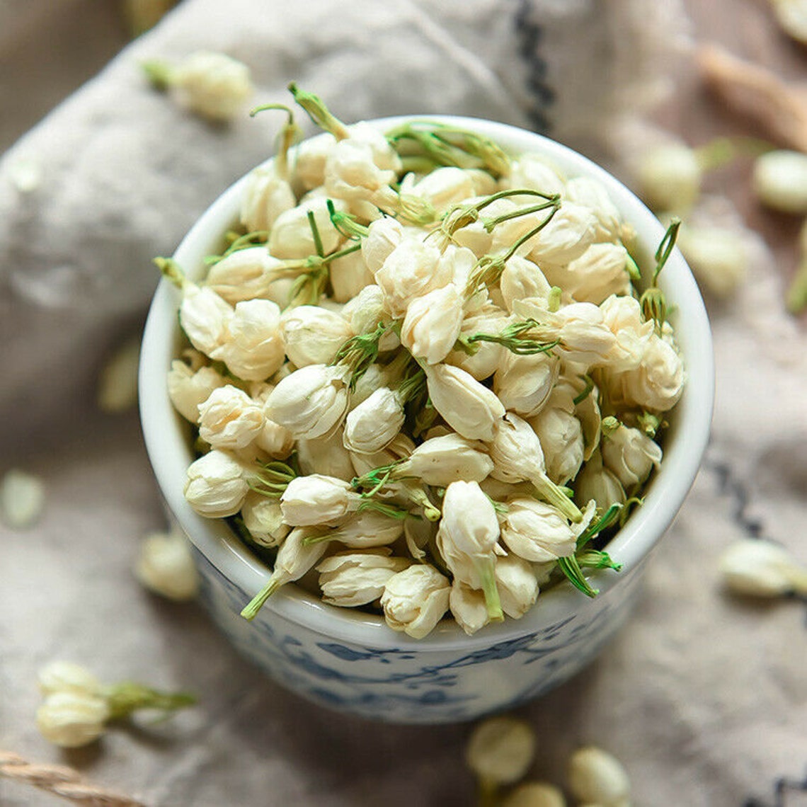 Organic Dried Jasmine Flowers / Dried Jasmine Buds / Perfect Etsy