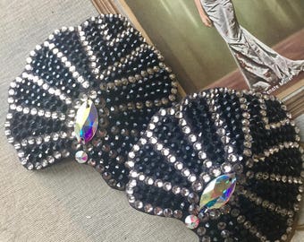 Art Deco Pasties with crystals