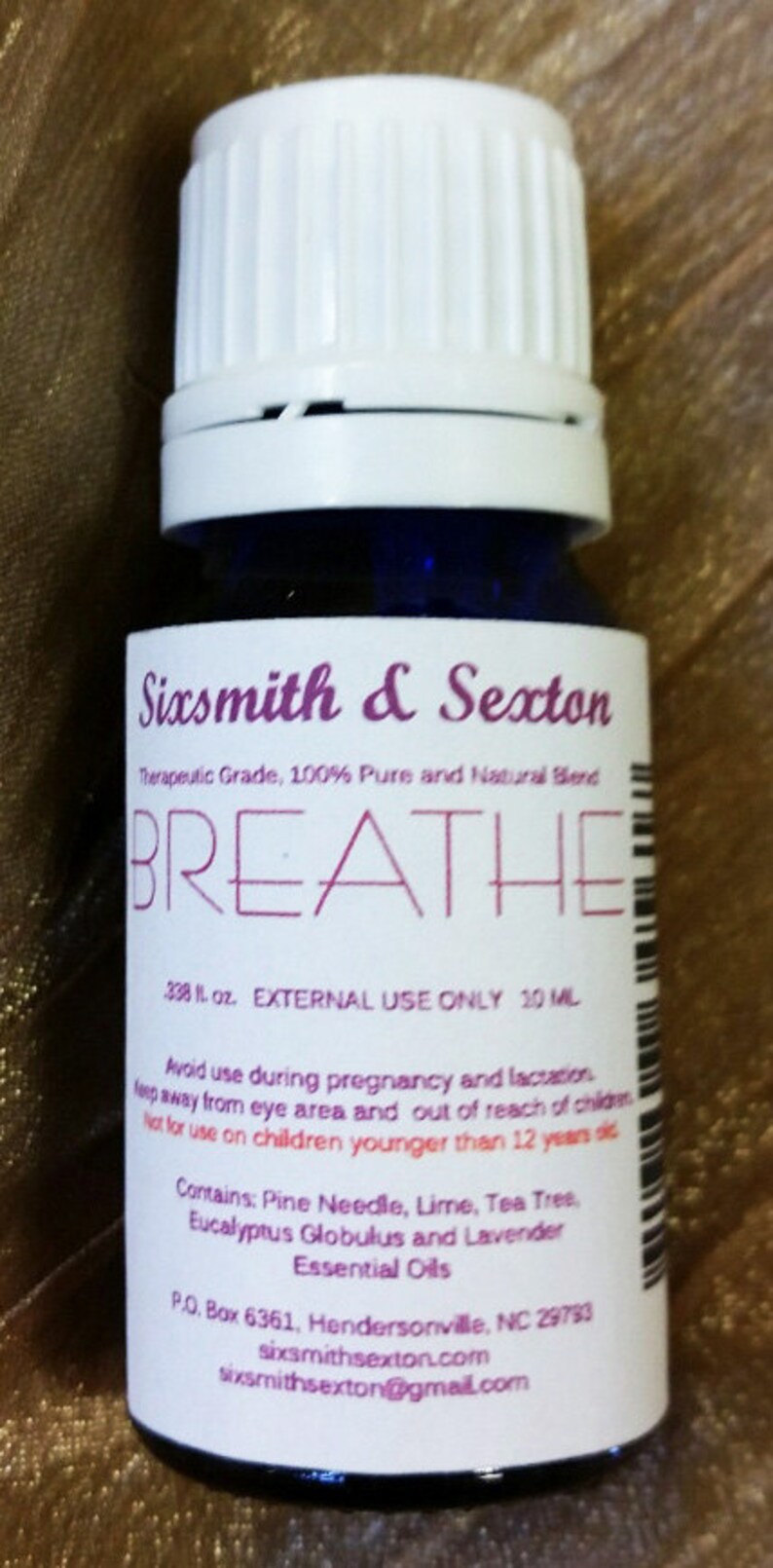 Breathe Easy Essential Oil Blend 10 Ml Congestion Relief Decongestion