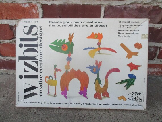 wizbits creature design set creative play set imagination etsy