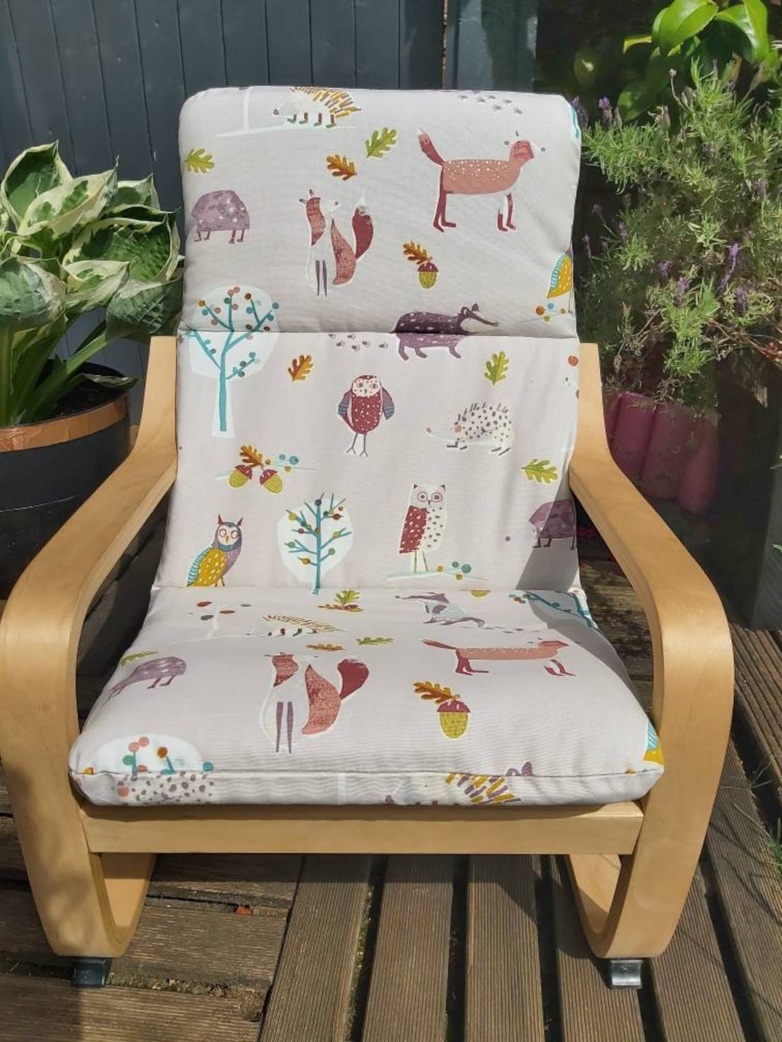 Ikea poang kids chair cover slipcover children's chair Etsy