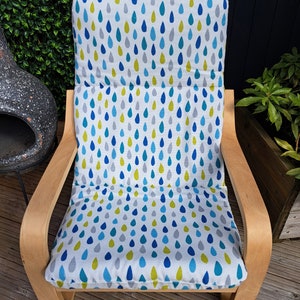 Ikea poang kids chair cover, slipcover, children's chair cushion