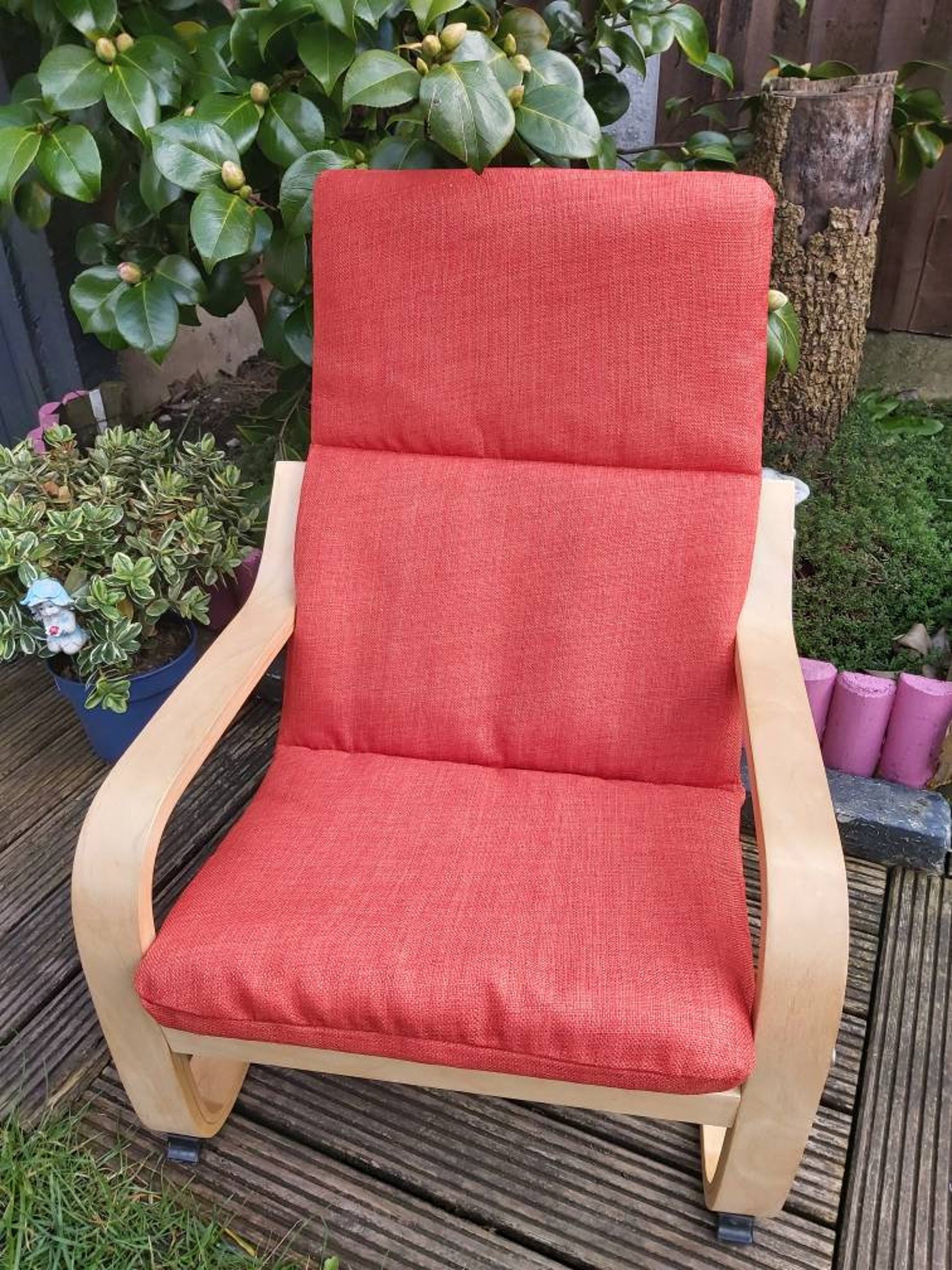 Ikea poang kids chair cover slipcover children's chair | Etsy