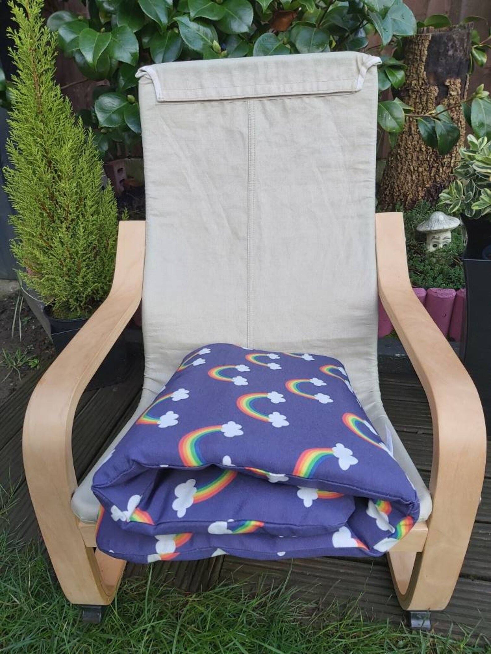 Ikea poang kids chair cover slipcover children's chair | Etsy
