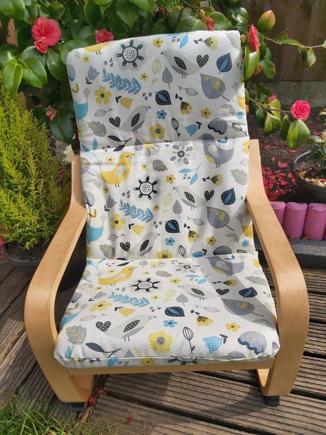 Ikea poang kids chair cover slipcover children's chair Etsy.de