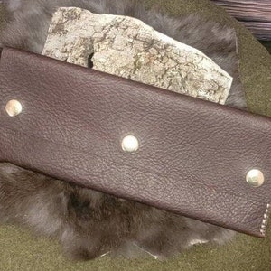 Bush Pipe and Tobacco Pouch
