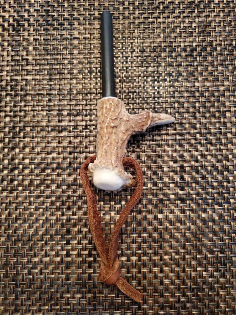 Ferro Rod with Deer Antler Handle 2 Etsy