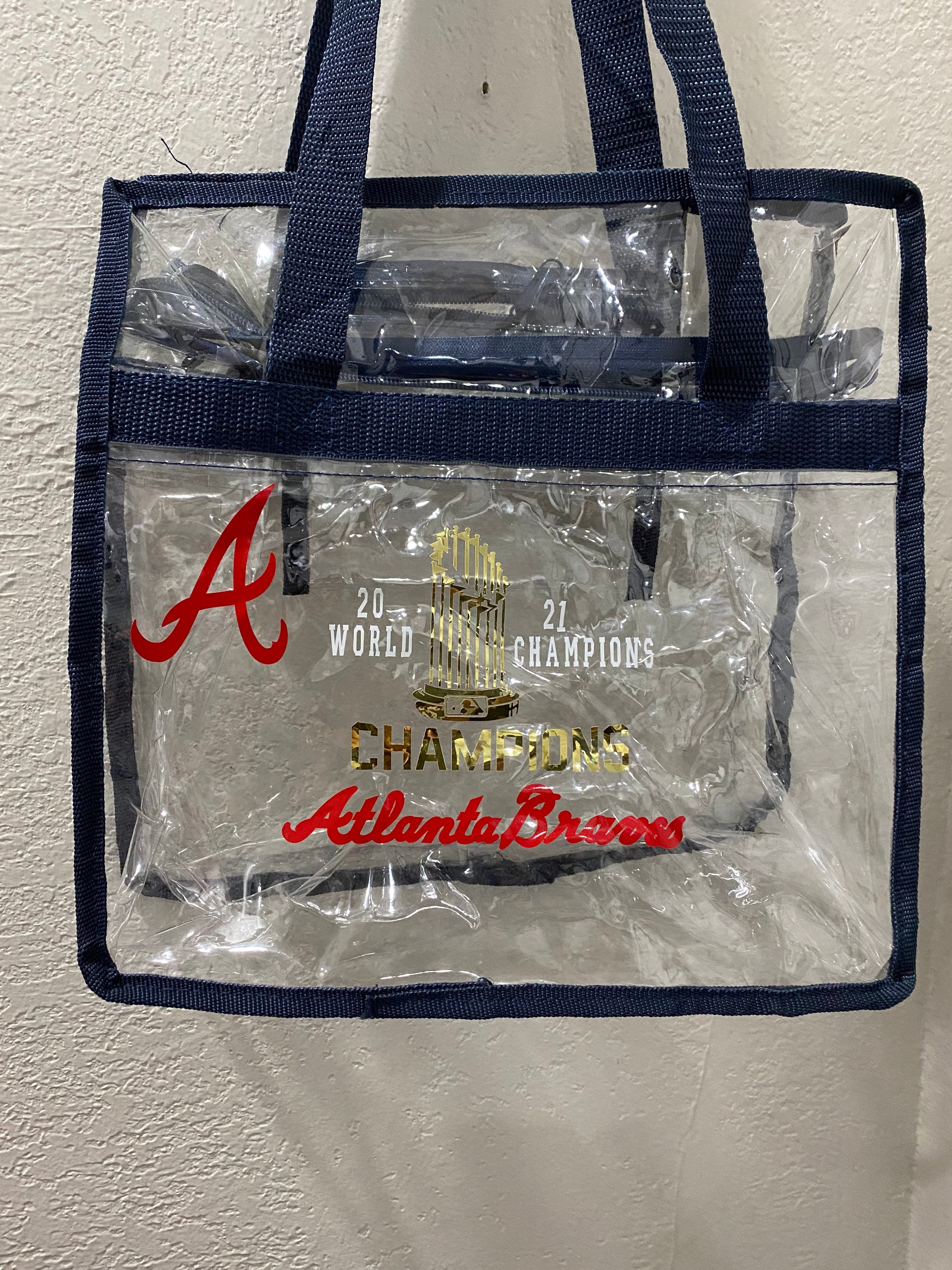 MLB Atlanta Braves Prime Clear Tote Bag 