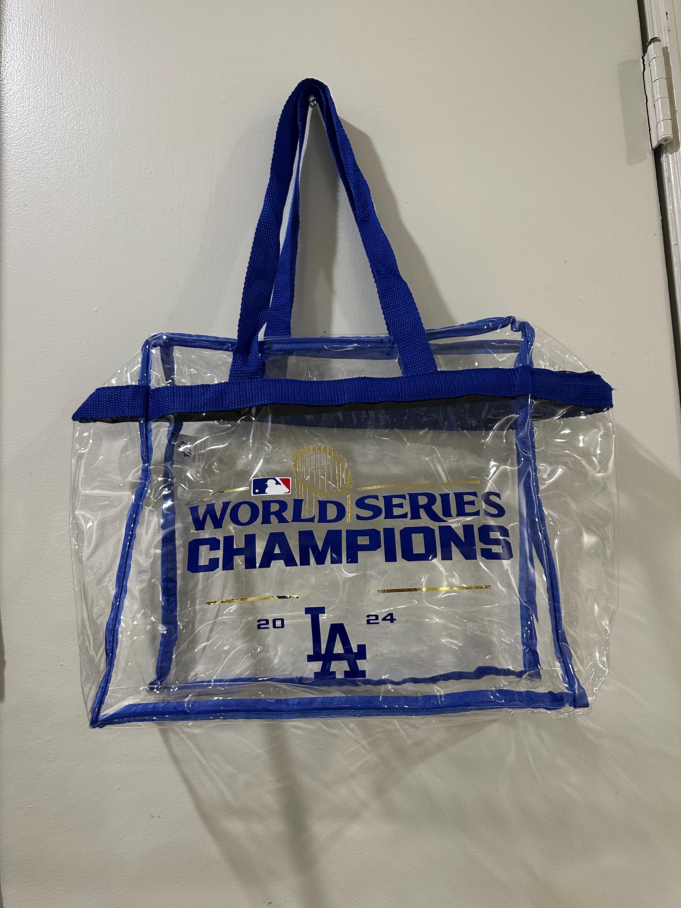 2024 WORLD CHAMPIONS BAG Dodgers Clear Stadium - Etsy