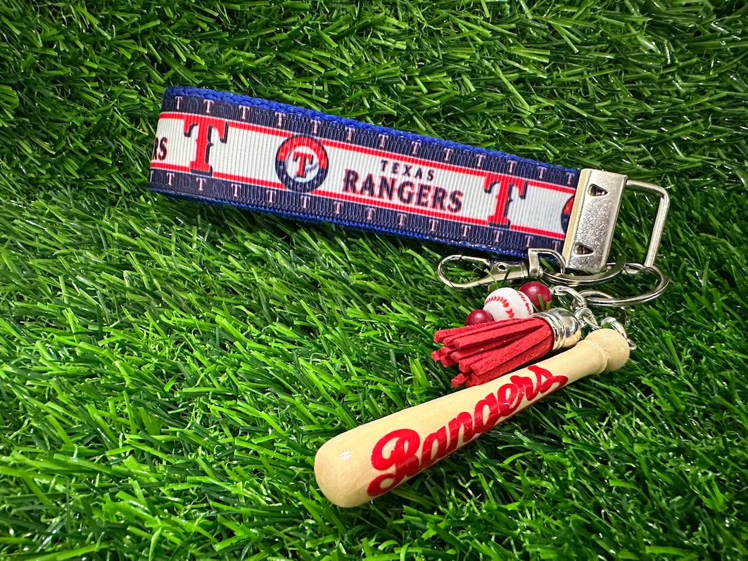 Texas Rangers Keychain Etsy