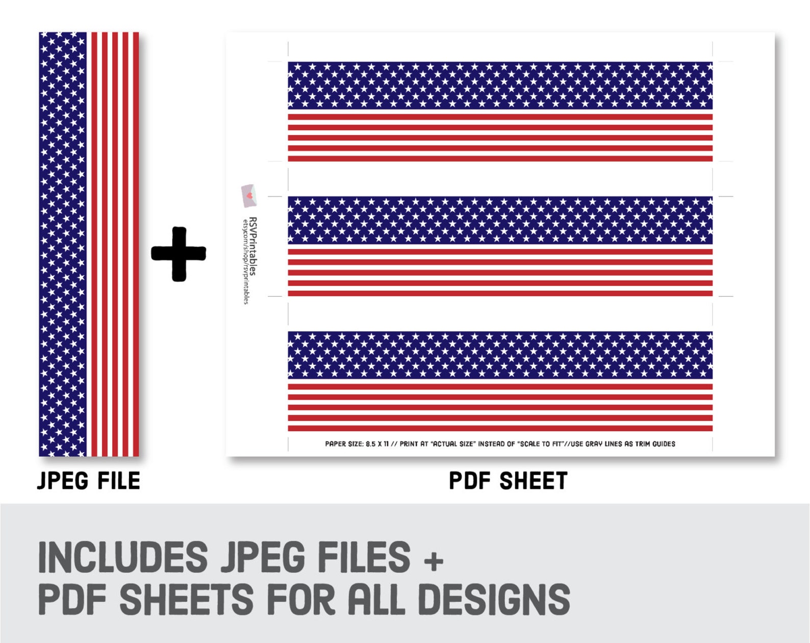 Fourth of July Water Bottle Labels - Patriotic July 4th Party Supplies ...