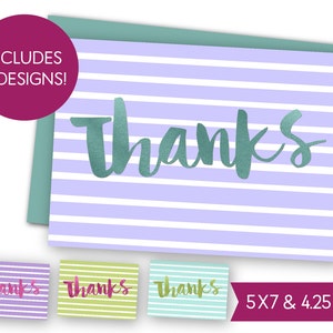 Gracias imprimible tarjeta paquete - descarga inmediata tarjeta de agradecimiento, gracias Pastel, boda bricolaje Digital Briday bebé ducha cumpleaños S1317